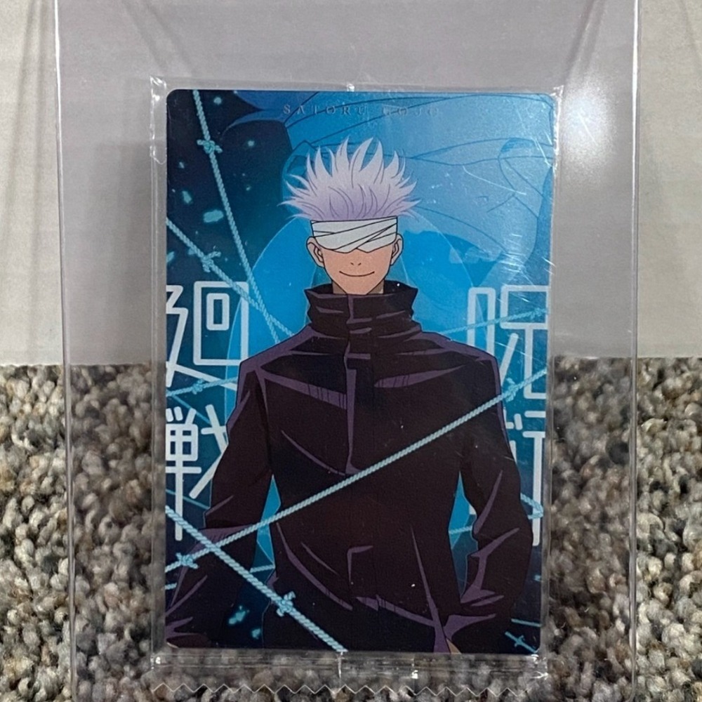 Bandai Jujutsu Kaisen 0 Wafer Card Satoru Gojo 0-03 Blue Excellent